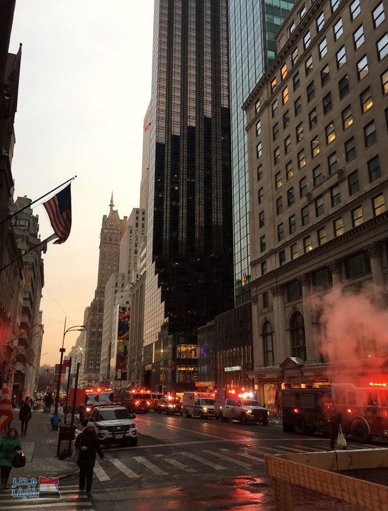 بالفيديو والصور| نشوب حريق في برج ترامب في مانهاتن وإصابة شخصين 2