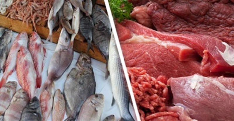 ارتفاع أسعار البلطي والبوري وتراجع الجمبري وثبات اللحوم  اليوم 14 أبريل 2018