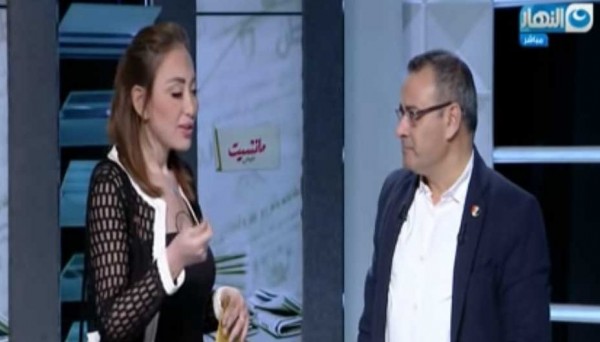 بالفيديو في أول ظهور أعلامي لها بعد البراءة ريهام سعيد تقتحم الأستوديو على  القرموطي