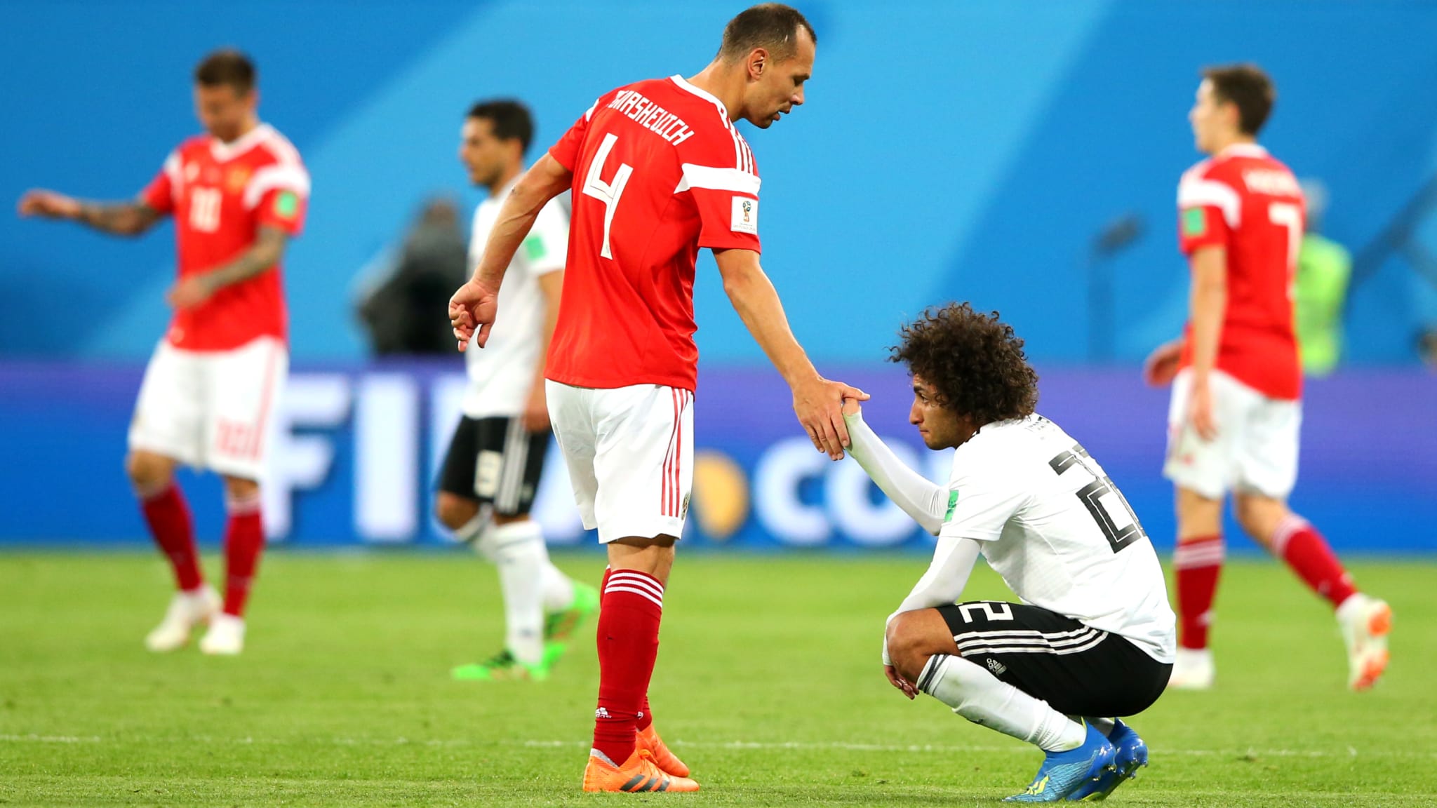 عاجل.. تعليق ناري من الفيفا حول حقيقة تناول لاعبي روسيا للمنشطات قبل مباراة مصر