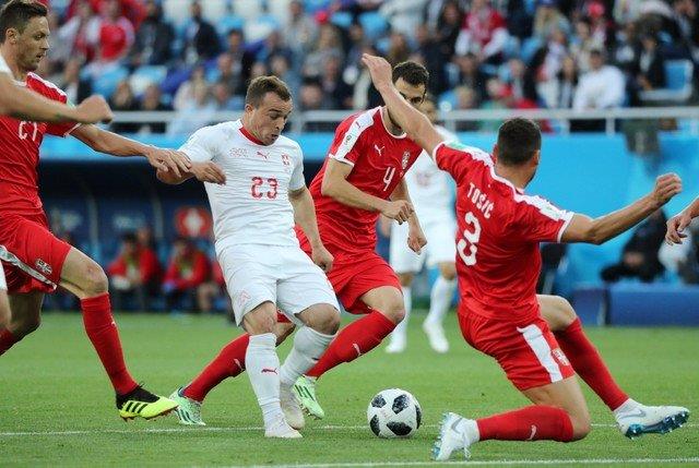 تخطي المنتخب السويسري على نظيره الصربي بالفوز 