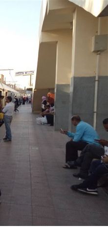 عاجل بالصور.. توقف حركة قطارات المترو على الخط الثاني شبرا الخيمة المنيب 8