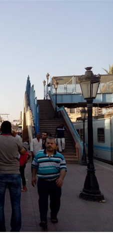 عاجل بالصور.. توقف حركة قطارات المترو على الخط الثاني شبرا الخيمة المنيب 7