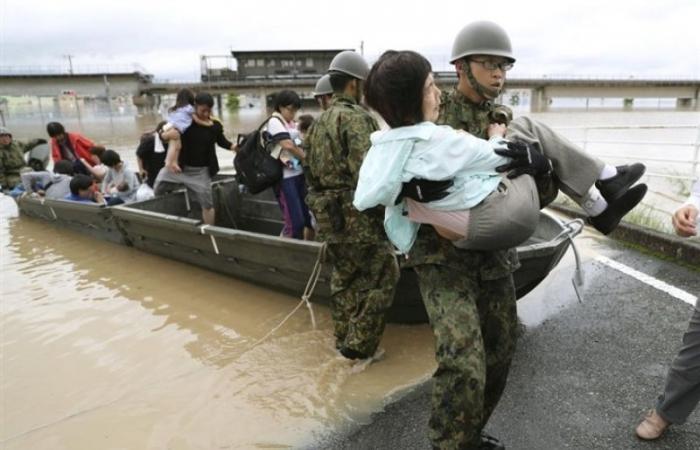 ضحايا أمطار اليابان تصل إلي 81 قتيلا و 63 شخص مفقود