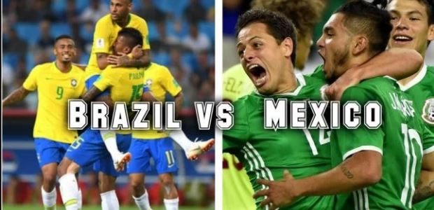 موعد مباراة البرازيل والمكسيك في دور 16 مونديال روسيا 2018 والقنوات الناقلة للمباراة 1