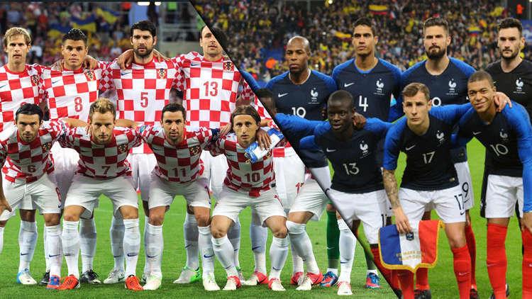 موعد نهائي كأس العالم بين فرنسا وكرواتيا