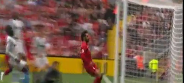 شاهد| أول أهداف محمد صلاح في الدوري الإنجليزي بعد 19 دقيقة من بداية المباراة 7