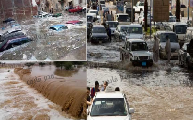 عاجل.. الحكومة تكشف تفاصيل وإحتمالية تعرض مصر لموجة سيول غزيرة مثل الكويت والخليج !!