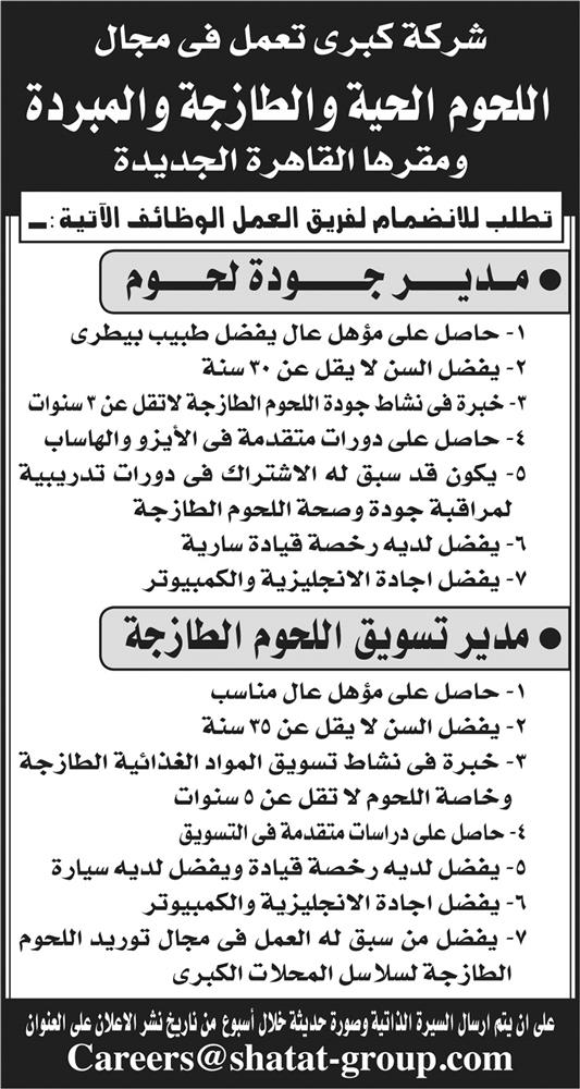إعلانات وظائف جريدة الأهرام مئات الوظائف الشاغرة لجميع المؤهلات 24