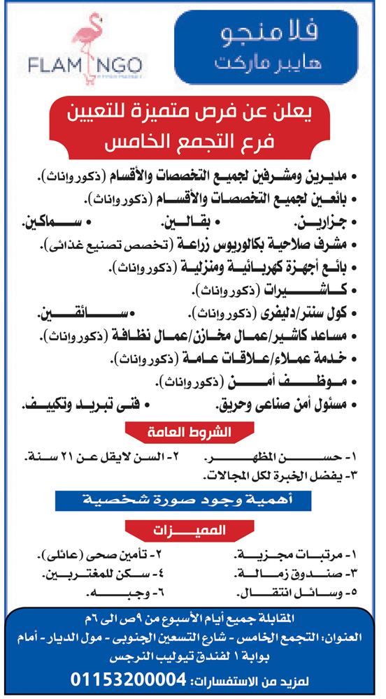 إعلانات وظائف جريدة الأهرام اليوم لجميع المؤهلات 71
