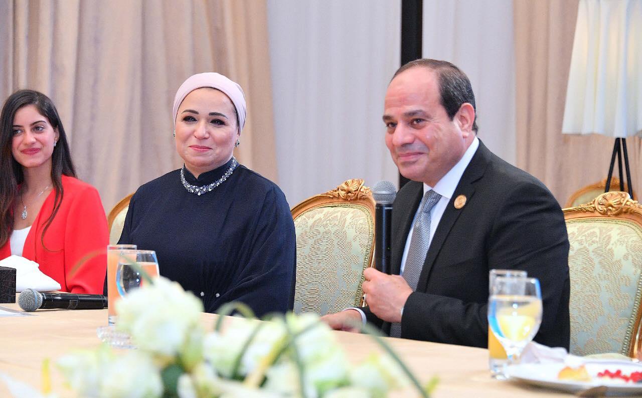 بالتفاصيل.. زوجة الرئيس السيسي توجه رسالة للشعب المصري صباح اليوم