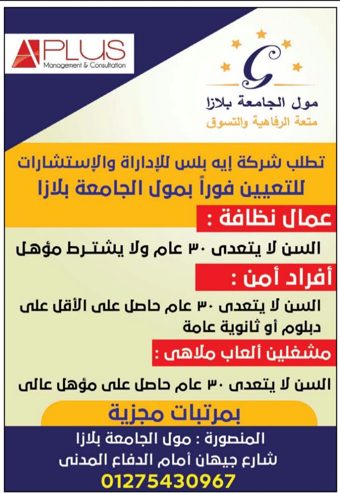 إعلانات وظائف جريدة الوسيط اليوم الجمعة 8/2/2019 1