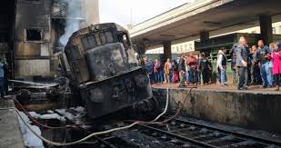 أخر مستجدات حادث القطار الأليم بمحطة مصر