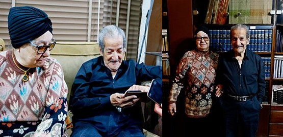 «حسين وعصمت» يتزوجان بعد قصة حب 70 عامًا ويقيمان حفل زفاف.. والعروسة عندها 23 حفيد: “حياتنا كلها هتبقى عسل” (فيديو وصور)
