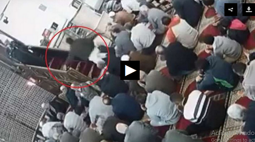 في خطبة عن المخدرات «بمسجد فيصل».. مهندس يعتدي على إمام مسجد: “افتكرته بيتكلم عني” (فيديو)