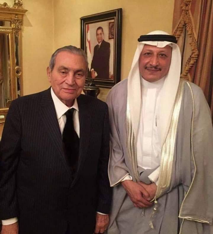 شاهد| أحدث صورة للرئيس السابق «مبارك» برفقة أحد الشخصيات السعودية 8