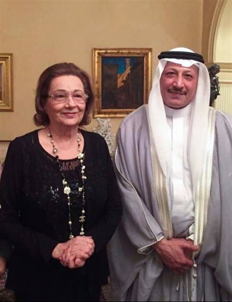 شاهد| أحدث صورة للرئيس السابق «مبارك» برفقة أحد الشخصيات السعودية 9