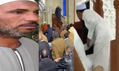 فيديو وصور "الحقوا الشيخ مات" للمرة الـ3 وبابتسامته العريضة وفاة إمام مسجد بالمنوفية اليوم على المنبر أثناء إلقاءه خطبة الجمعة وماذا فعل المصلون 5