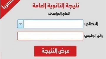 عاجل “ترقبوا”| نتيجة الثانوية العامة بالإسم ورقم الجلوس