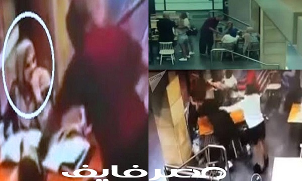 بالفيديو.. شخص عنصري بلا رحمة يعتدى على سيدة محجبة حامل بدون سبب