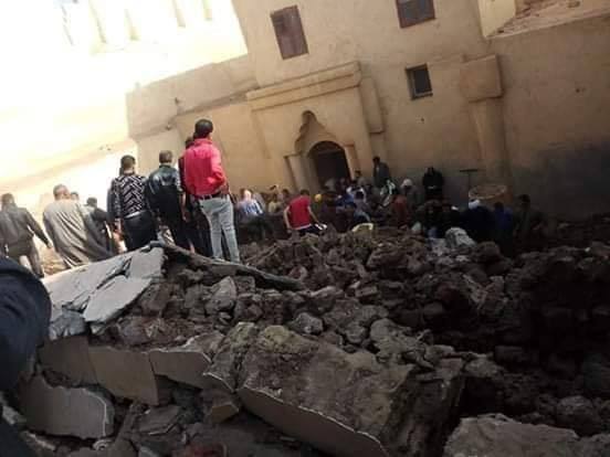 شاهد اللقطات الأولى لسور دير أبو فانا بعد انهياره ومقتل 3.. تعرف على التفاصيل 14