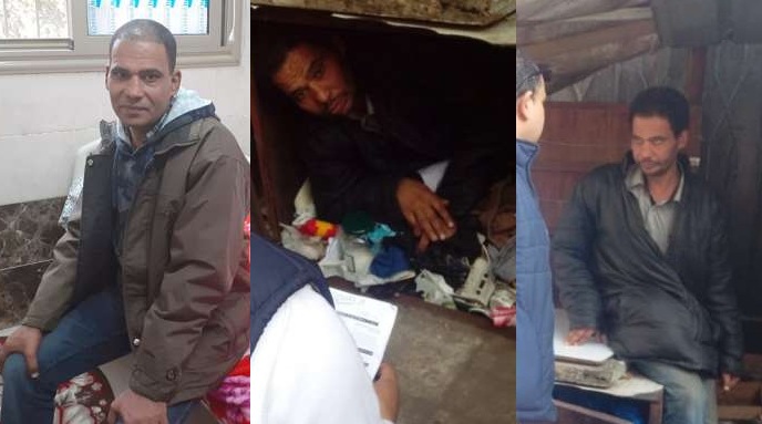 بالصور “شاب يعيش 31 سنة في قفص حديد” خالد يقضي حياته في صندوق حديدي  مساحته متر واحد منذ 31 عام بالقرب من ميدان التحرير