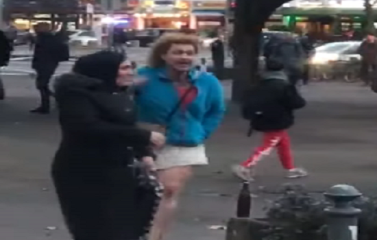 شاب عربي يحاول نزع حجاب سيدة في برلين