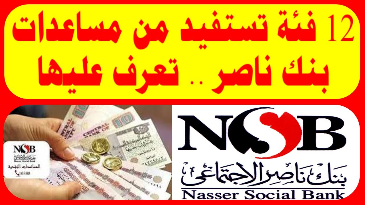 12 فئة تستفيد من مساعدات بنك ناصر .. تعرف عليها