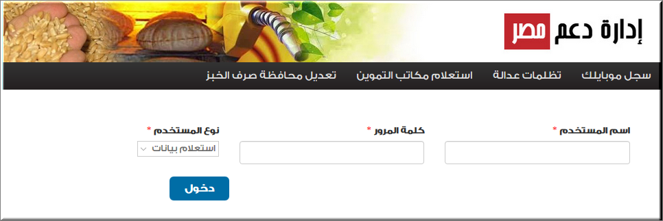موقع دعم مصر 2022 خطوات تسجيل رقم الموبايل ببطاقة التموين.. ماذا تعني رسالة خطأ  904 ؟ 6