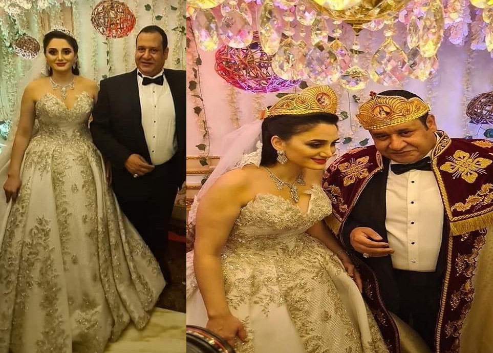 اللقطات الأولى لـ زفاف صبري نخنوخ كنج مصر ينشرها الصعيدي وفيديو وصور العروسين ومن هي العروسة