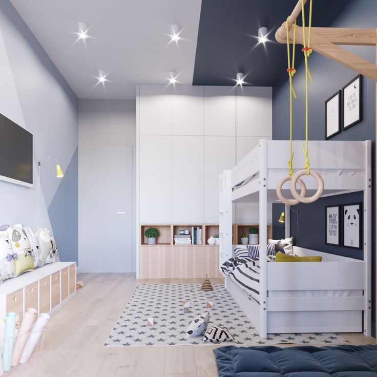 أفضل تصميمات غرف نوم أطفال مودرن 2022 للأولاد والبنات 7
