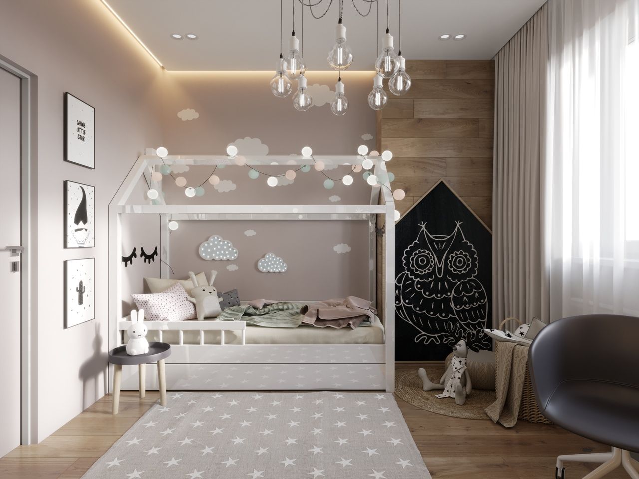 أفضل تصميمات غرف نوم أطفال مودرن 2022 للأولاد والبنات 14