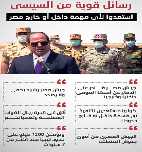 "بث مباشر" القوات المسلحة أثناء لقاء الرئيس السيسي "جاهزون لكل من تسول له نفسه المساس بأمن مصر القومي" 6