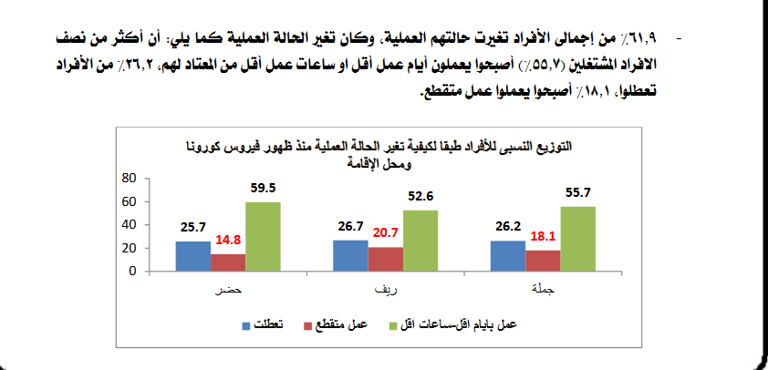 تأثير كورونا على المصريين..«الإحصاء»: 50% من الأسر تقوم بالاقتراض و17% تعتمد على مساعدات أهل الخير 2