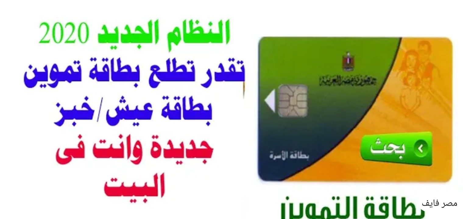 كيفية استخراج بطاقات التموين الجديدة 2022 وطريقة تحديث البيانات عبر موقع دعم مصر
