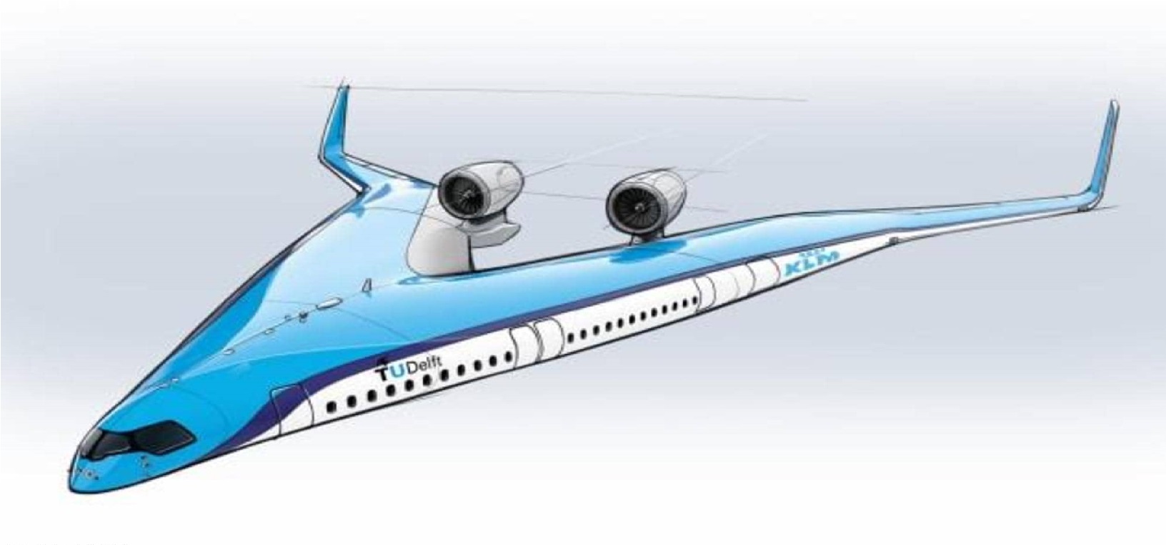 Flying-V | طائرة المستقبل تحلق بنجاح .. الركاب والبضائع داخل الجناحين 7
