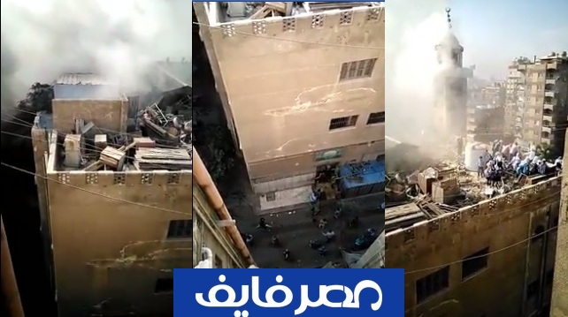 "الطلاب هربوا للسطح" لحظة نشوب حريق في معهد صقر قريش بالبساتين وهروب التلاميذ والدفع بـ6 سيارات إطفاء 8