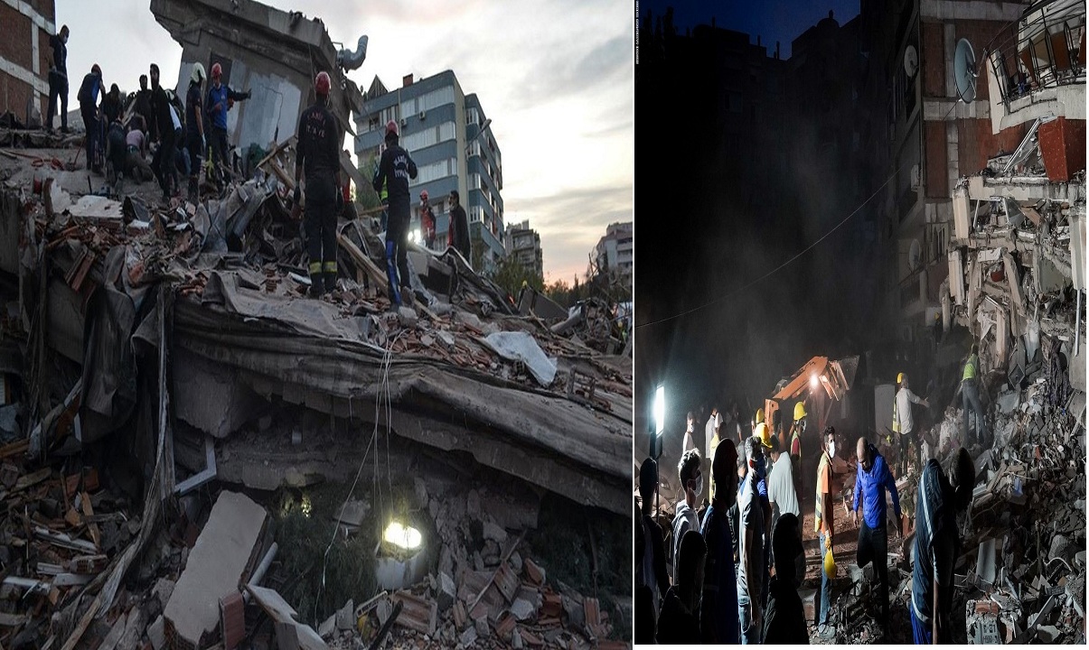 "زلزال تركيا" انهيار مباني ومئات الجرحى والقتلى نتيجة زلزال عنيف ضرب تركيا منذ قليل "فيديو وصور" 2
