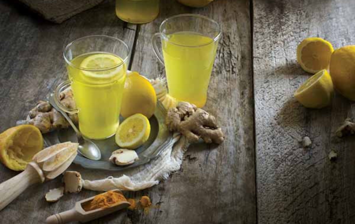 مشروب منعش  “مشروب الليمون والكركم ” لعلاج مرض الزهايمر والاكتئاب والسرطان