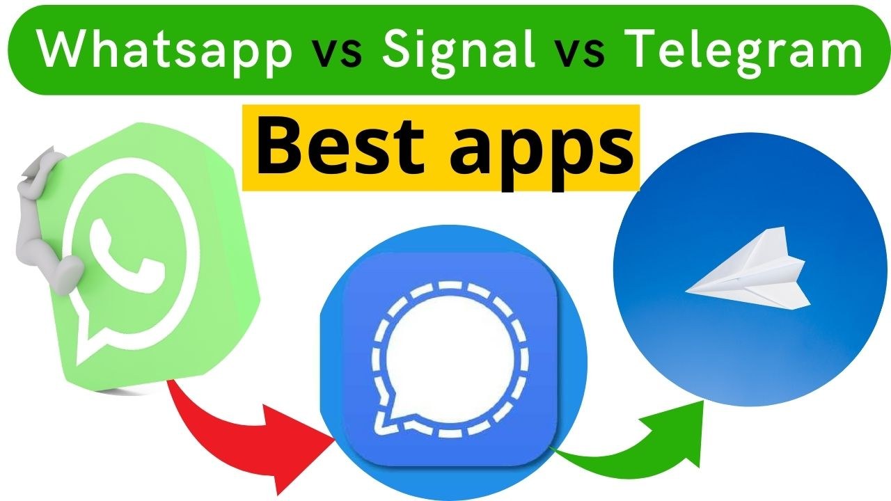 Signal  و Telegram أيهما أفضل تطبيق دردشة؟