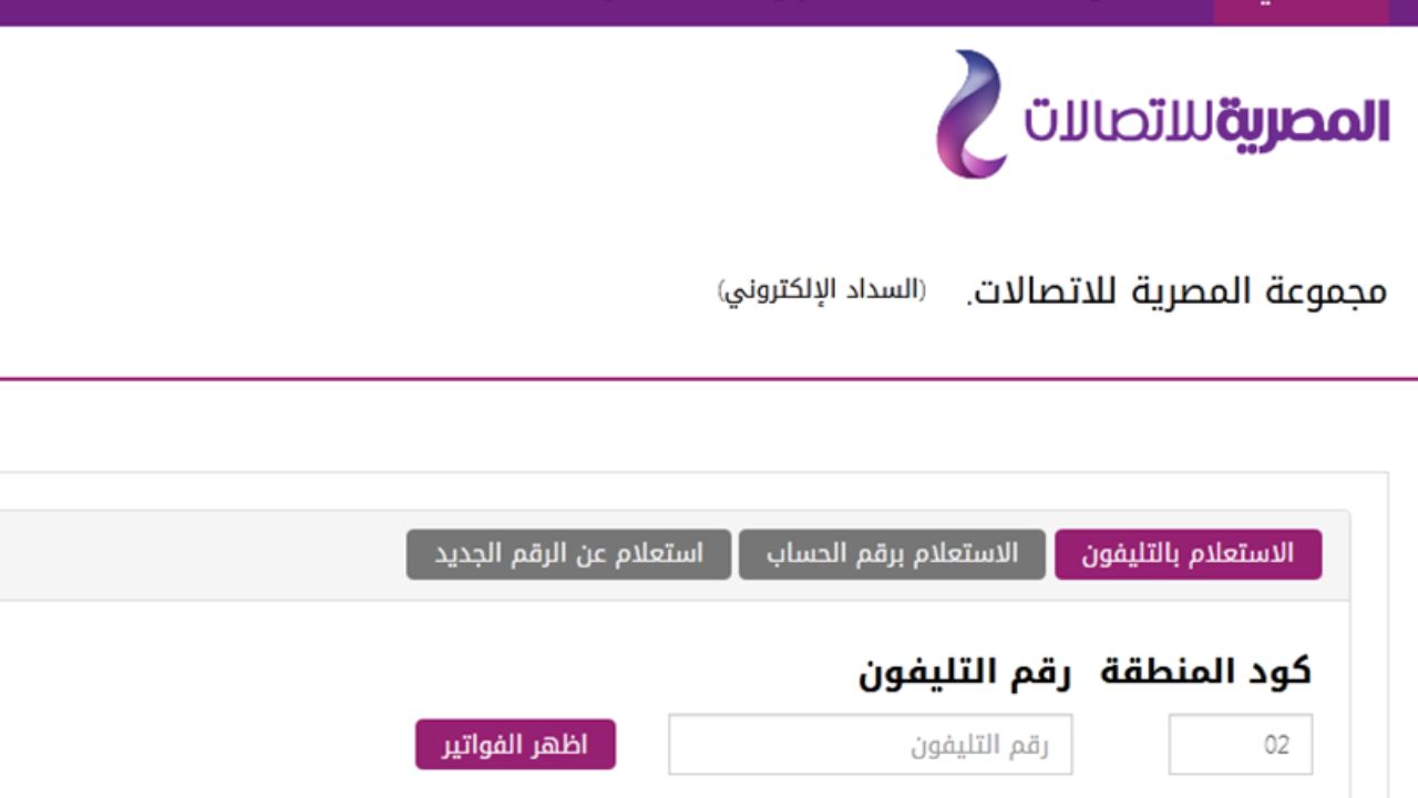 فاتورة التليفون المنزلي يناير 2021 المصرية للاتصالات وطرق سداد الفاتورة من المنزل 1