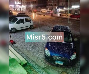بالصور| اليوم الأول لحالة عدم استقرار الطقس في الإسكندرية تتزين بتساقط الثلوج 2