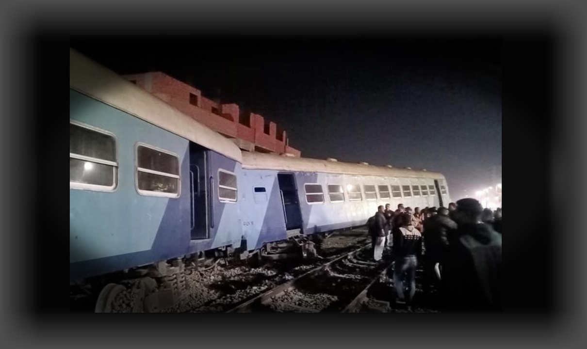 السكة الحديد توضح اسباب حادث قطار الشرقية يوم الأربعاء 14- 4 -2021 إصابات ولا وفيات