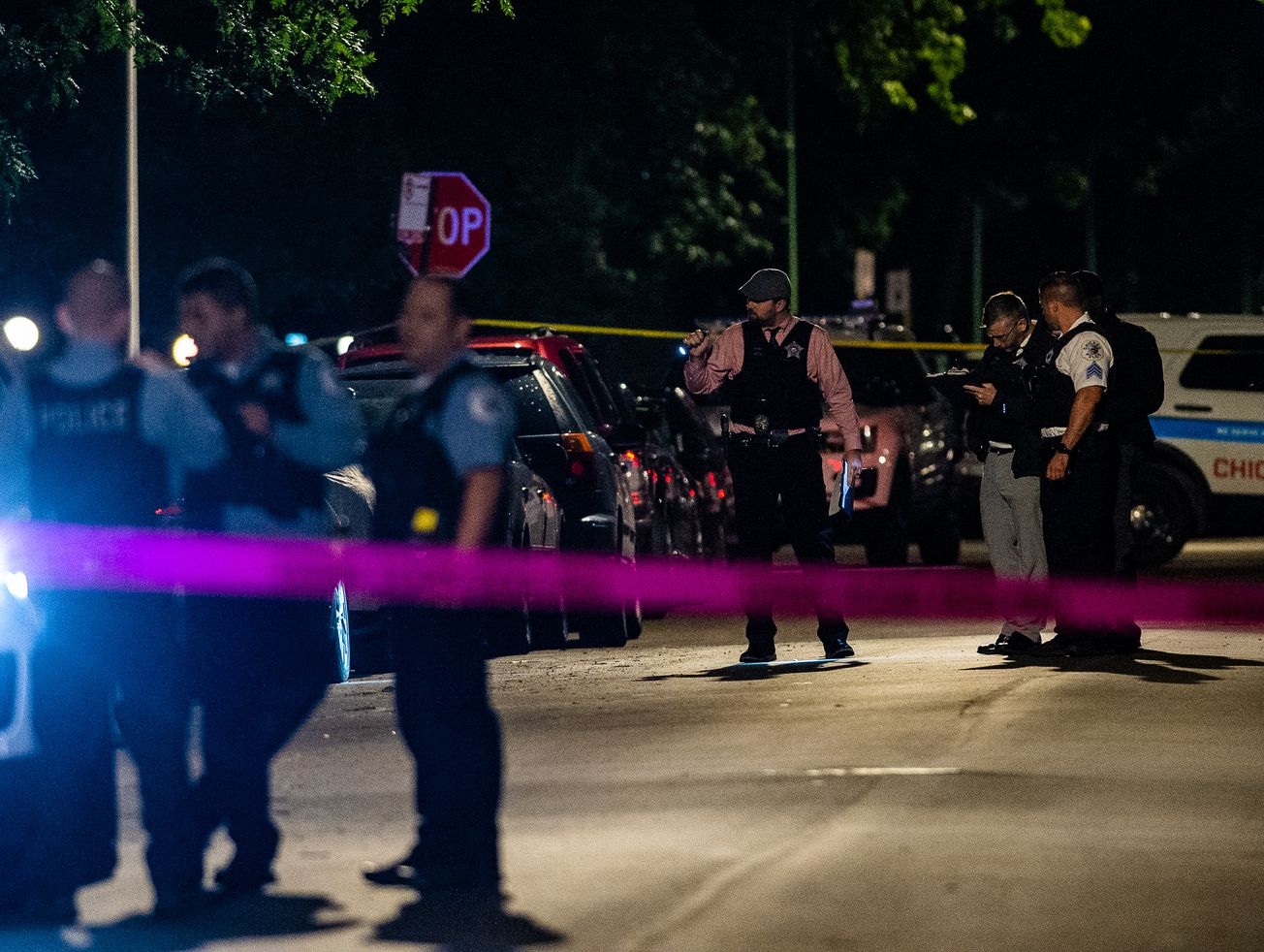 أحدث إطلاق نار في شيكاغو جرح صبي يبلغ من العمر عامين و 7 بالغين