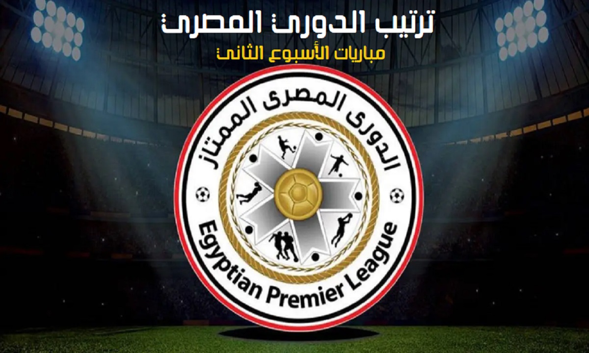 قبل مباراة القمة – ترتيب الدوري المصري بعد نهاية مباريات الأسبوع الثاني