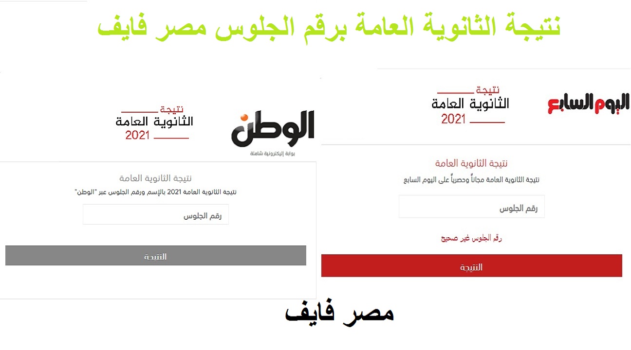 الآن برقم الجلوس.. لينك نتيجة الثانوية العامة 2025 موقع اليوم السابع والوطن وموقع الوزارة