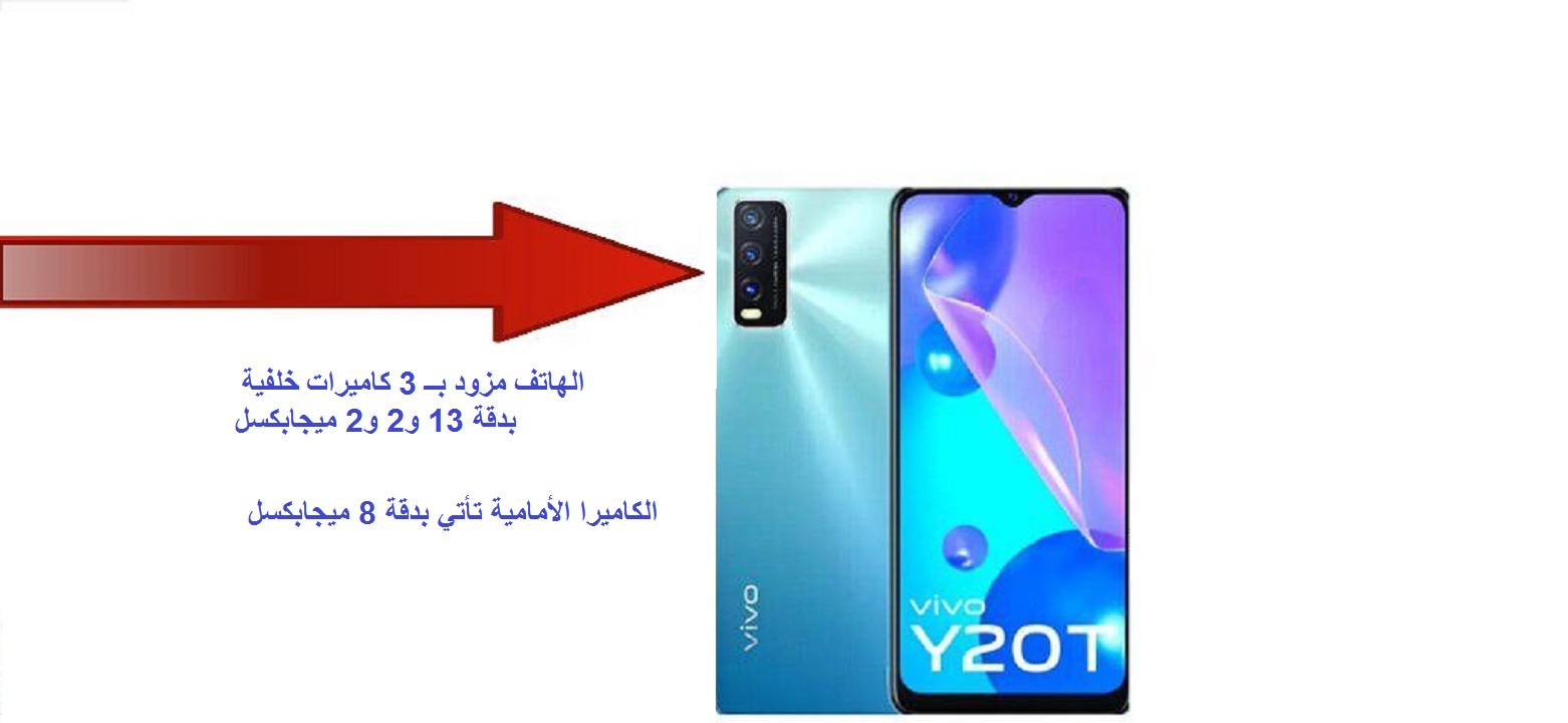 مواصفات و سعر Vivo Y20T في مصر والسعودية 1