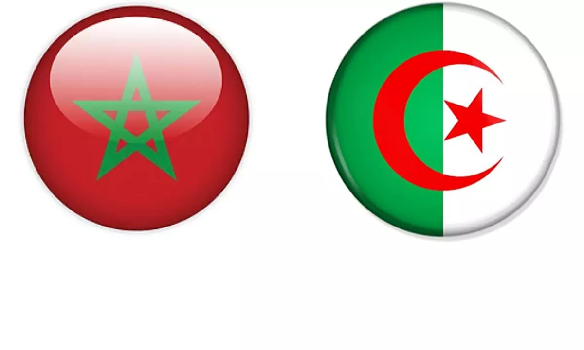 مباراه الجزائر والمغرب