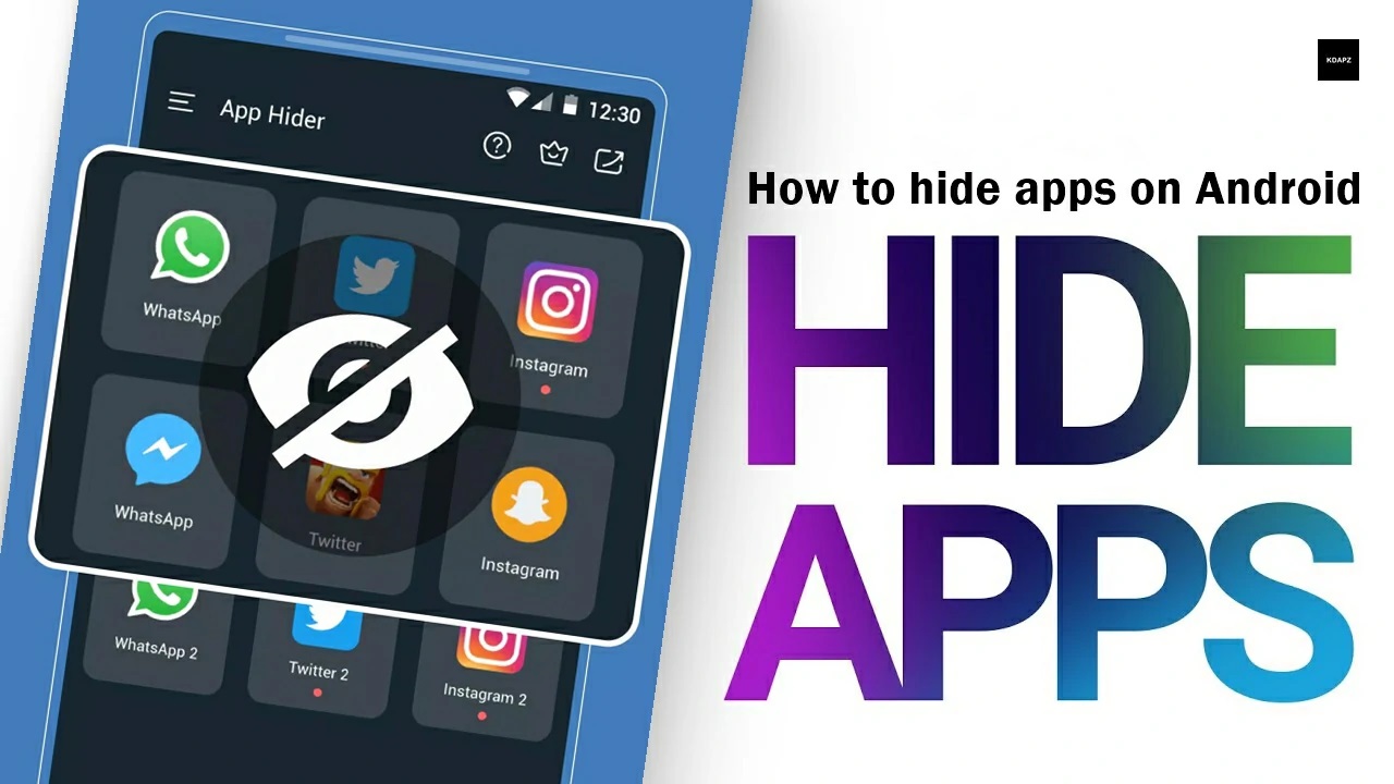 تحميل تطبيق App Hider الرائع لإخفاء التطبيقات للأندرويد