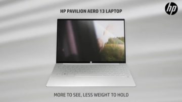 إطلاق الكمبيوتر المحمول HP Pavilion Aero 13 بشاشة 2.5K ووحدات معالجة مركزية Ryzen 7000